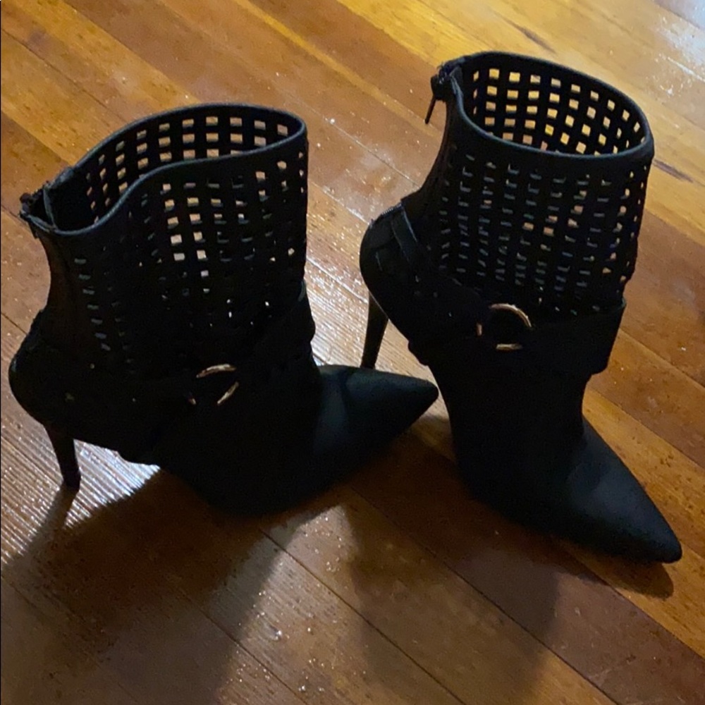 Black booties
